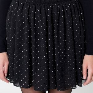 Polka Dot chiffon skirt